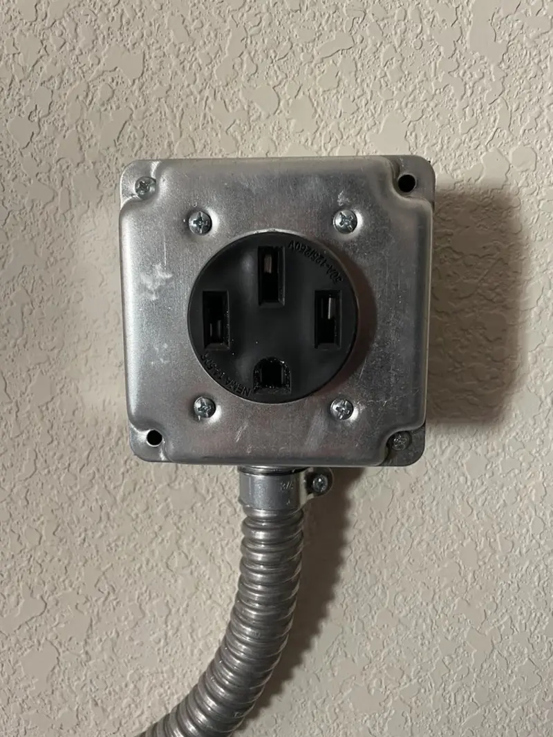 NEMA 14-50 outlet installed for Smart Home Electrical in White Settlement